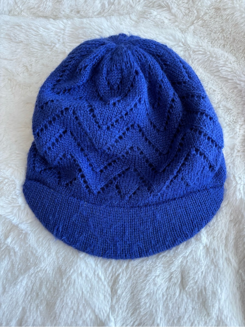 Burton Snowboards Women's Knit Brim Beanie OS Blue Winter Cozy Warm Acrylic